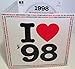 RetroCo I Love 1998 Greeting Card and 1998 Chart Hits Compilation CD