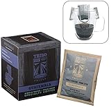 Tribo Coffee Single-Serve Portable Pour Over Drip Coffee - Specialty Grade - Guatemala Antigua La Flor - 10 Servings Per Box (Medium Roast)