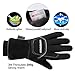 KINGSBOM Waterproof & Windproof Thermal Gloves - 3M Thinsulate Winter Touch Screen Warm Gloves - for Cycling,Riding,Running,Outdoor Sports - for Women and Men - Black
