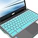 GMYLE Turquoise blue 3 in 1 Rubberized Hard Case Cover for Acer Chromebook C720 C720P C740 - Silicon Keyboard Protector and Clear LCD Screen Protector (Not Fit for Acer Chromebook CB3-111 Series)