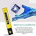 Digital Ph Meter Tester 0.01 PH Accuracy Water Quality Tester with ATC 0-14 Measurement Range with Plastic Box for House Water,Hydroponics,Aquariums,Pool,6 pH Buffer Packets calibration(with battery)