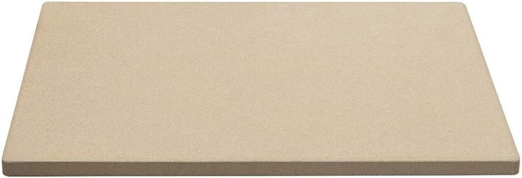 WJLED 15'' X 12'' Pizza Stone Rectangular Baking Stone Premium Cordierite Pizza Grilling Stone for Grill Oven, Bake Homemade Golden Crispy Crust Pizza,5.8Lbs
