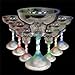Flashing Panda Set of 4 8-oz LED Light Up Flashing Margarita Glasses