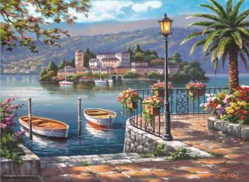 Seaside Port Jigsaw Puzzle, 1000-Piece