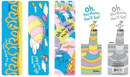 Dr Seuss Oh The Places You Ll Go Bookmark Assortment Set 50
