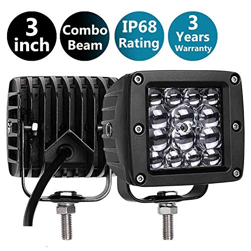 Moso LED LED Pods, 3” 84W LED Fog Light LED Driving Light Spot Light Waterpoof Work Light Off Road Lights for Truck Jeep Pick up SUV ATV UTV Motorcycle Boat Marine