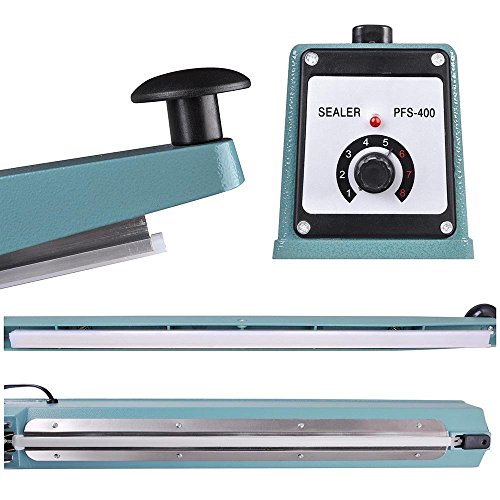 PrimeTrendz Impulse Heat Sealer - Cellophane Bag Sealer (8 Inch)/(12 Inch) (16" (Inch))