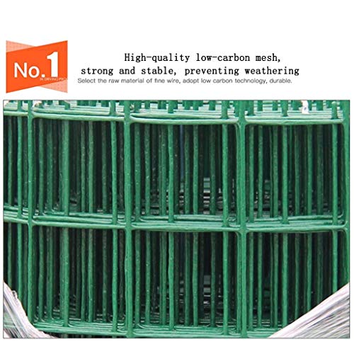 BBGS PVC Beschichtet Drahtgitterzaun, 1,2 M Höhe Hardware-Stoff, SchweiÃdrahtkäfig Hühnerzaun, für Kaninchenhaus, Ente, Gemüsegarten (Color : 2.3mm Wire Diameter) – Bild 4