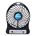 Magicooler Mini Fan Pocket Size 4-inch Vanes 3 Speeds Electric Portable Mini fan Desktop Fan Battery/ USB Powered Laptop PC Mute Cooler Cooling Operated Cool Cooler Fan Beat Heatwaves Pefect For Outdoor /Hiking/ Camping /Daily use (BLACK)