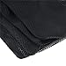 SLSON 12 Pcs Aquarium Filter Bag Nylon Media Mesh Bags Reusable Net Bags with Plastic Zipper for Fish Tank Bio Balls, Pelletized Carbon and Ceramic Rings,Black