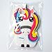 Rainbow Unicorn iPhone 7 7G Case, XINSIR Cute 3D Cartoon Horse Soft Silicone Case Rubber Back Cover Skin for Apple iPhone 7 4.7inch (White-colorful)