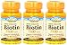 Sundown Naturals Super Strength Biotin 7500 Mcg, 225 Tablets (3 X 75 Count Bottles)