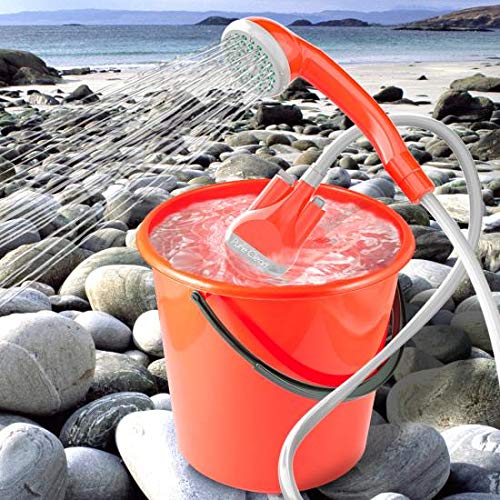 Pure Clean Upgraded 2017 Portable Camping Shower Battery Powered