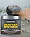 100% Natural Mineral-Infused Dead Sea Mud Mask 8.8 oz for Facial Treatment, Skin Cleanser, Pore Reducer, Anti Aging Mask, Acne Treatment, Blackhead Remover, Cellulite Treatment & Natural Moisturizer