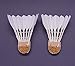 Badminton 12 Pack Goose Feather Shuttlecocks with Great Durability and Stability Suitable Birdies Balls for Outdoor Indoor Sports Training