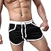 Ouber Men's Fitted Stretch Elastic Workout Gym Lifting Shorts