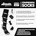 AIvada Compression Socks for Men & Women with Foot Massager Pad, Perfect for Diabetes Arthritis & Plantar Fasciitis, Comfortable Fit for Sports, Boost Stamina, Circulation & Recovery 1 Pair