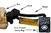 Genuine Dog Gear Real Fur Sheepskin Dog Tug of War Toy with 2 Handles and Carry Bag