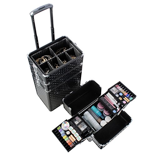Professional Large Beauty Make up Trolley Cosmetics Vanity Organiser