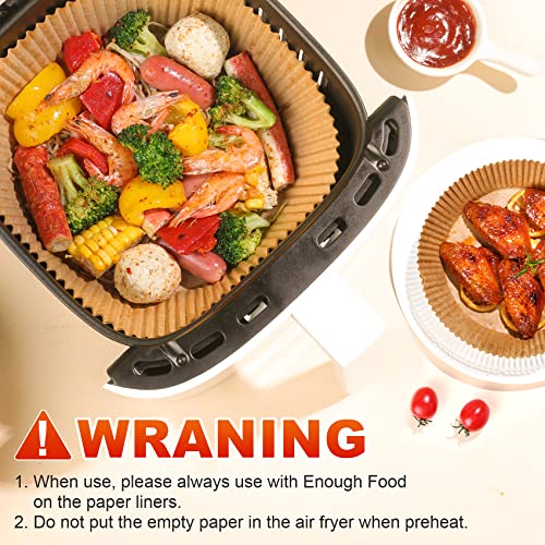 125PCS Air Fryer Disposable Liners Ctizne 6.29 Inches Round Airfryer