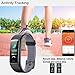 Willful Fitness Tracker, Heart Rate Monitor Activity Tracker Pedometer with Step Counter Sleep Monitor 14 Sports Tracking,Color Screen IP68 Waterproof,Fitness Watch for Men Women Kids (Black/Gray)