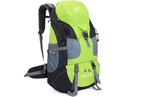 RuRu monkey 50L Hiking Backpack, Waterproof Lightweight Daypack for Outdoor Camping Travel