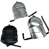 Medieval Pauldron Set Pair Plate Armor Carbon Steel Real Adult Size | Arm Shoulder Pauldrons Set