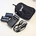 Two Ipax Battery Wall Charger and Car Plug Charging Kit Compatible with for Sony Alpha 100 DSLR-A100 α100 NP-FM55H NPFM55H