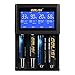 Golisi S4 2.0A Smart Charger with LCD Display and Wall Charger Cable Intelligent Battery Charger for Rechargeable Batteries Ni-MH Ni-Cd A AA AAA AAAA C SC, Li-ion