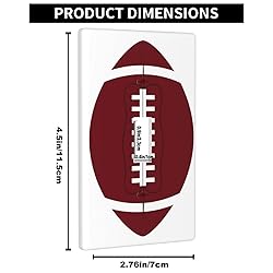 Pznen American Rugby Single Toggle Light Switch