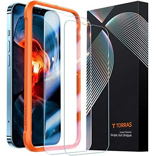TORRAS iPhone 13 Pro Max Screen Protector[Life Saver for Vivid Dropper