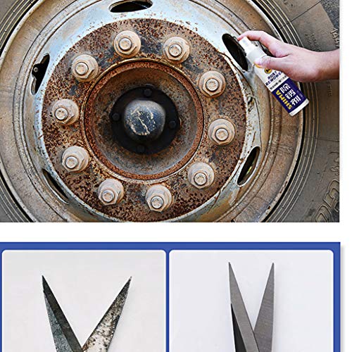 Rust Remover,Cuekondy Rust Inhibitor Spray Rust Quick Cleaming Spray Metal Protectant Anti-rust Lubricant for Metal Parts,120ml