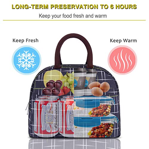 image for BALORAY Lunch Bag Tote Bag Lunch Organizer Lunch Holder Insulated Lunc