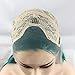 Lucyhairwig Teal Blue Lace Front Wig Heat Resistant Fiber Hair Synthetic Lace Front Wigs Straight Glueless Wigs For Women