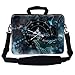 Meffort Inc 15 Inch Neoprene Laptop Bag with Extra Side Pocket, Soft Carrying Handle & Removable Shoulder Strap Fit 14