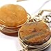 Natural Stone Wire Wrap Dangle Drop Earrings Gold Plated 925 Sterling Silver Hook/Crazy Lace Agate 10mm