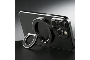 Magnetic Phone Ring Holder Dual-Side Magnet 360° Rotation Ultra-Thin Foldable Portable Desktop Phone Stand for iPhone 17 16 1