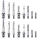 NOUVCOO 16Pcs Power Hand Tools,Nut Driver Power Drills Impact Socket Bit Hex Adapter Extension set Socket Wrench Adapter Set Impact Hex Shank Drill Bits 1/4