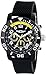 I By Invicta Men's 41701-001 Chronograph Black Stainless Steel Watch With Black Rubber Band