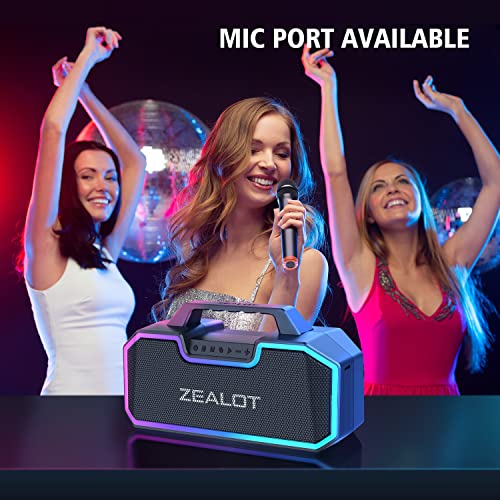 ZEALOT Bluetooth Speakers, 80W Speakers Bluetooth Wireless with Dual