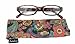 Calabria 4377 Reading Glasses w/ Floral Designs & Matching Case