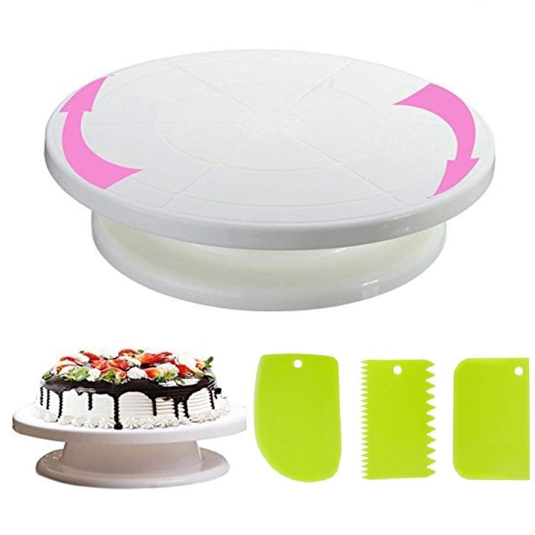 Buy PRAMUKH STORE Revolving Cake Decorating Turntable, 360 , Round Easy