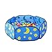 Aeroway® Dark Blue Kids Ball Pit Toddler Ball Playpen Baby Play Pit with Zippered Storage Bag Ideal for Toddlers Pets Indoor Outdoor Play (Balls Not Included)