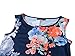 Veranee Women's Sleeveless Swing Tunic Summer Floral Flare Tank Top (XXL, 6-9)