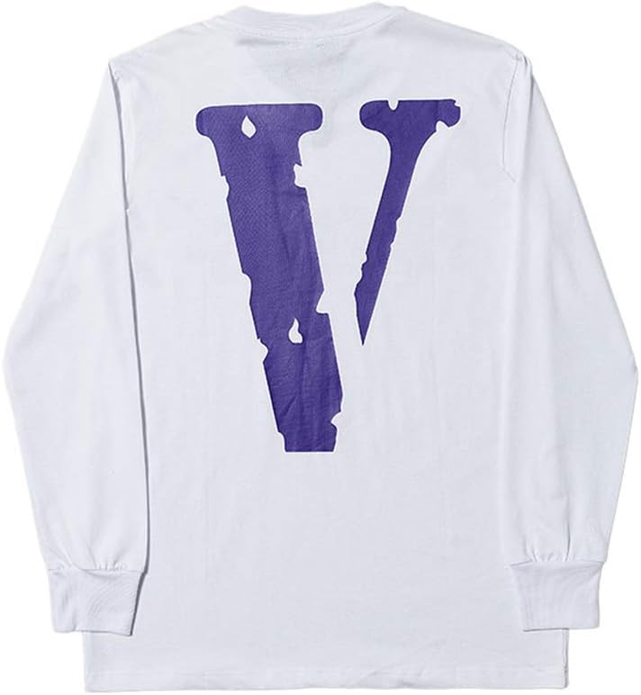 SUNNY Store Mens Vlone Friend Hipster Hip Hop Streetwear Long Sleeve Pullover T-Shirts