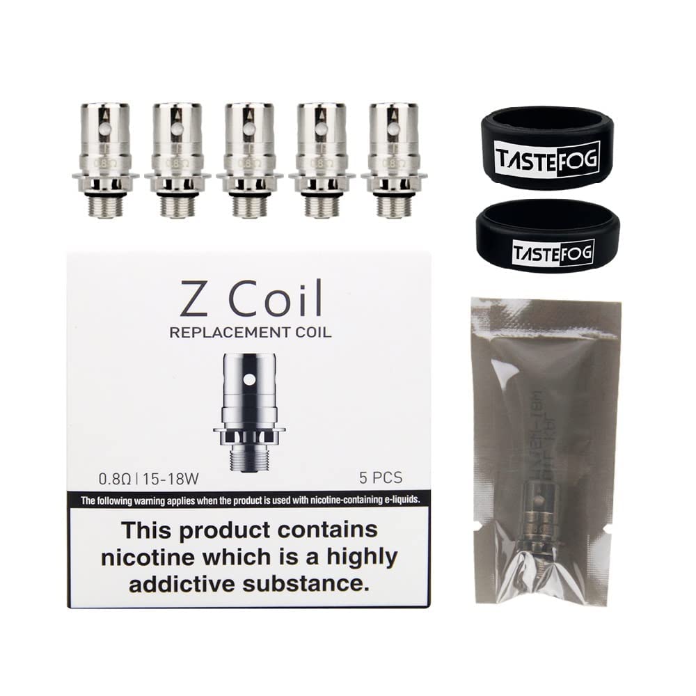INNOKIN Z Coil Replacement Coil 0.8 ohm 15-18W for Zenith Coils Zenith Pro Zenith D22 Zlide Tank iTaste Kroma-A Zenith Cool Fire Mini Zenith D22 Adept Zlide Tube Kroma R Zlide Kit, 5pcs