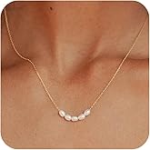 Classic Pearl Necklace Adjustable Gold Pearl Necklace for Women Dainty Collar De Perlas Para Mujer Jewelry Gifts for Her