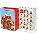 FZOPO Christmas Gift Bags Bulk Set Includes 3 Extra Large 3 Large 2 Bottle 4 Medium with Tags and Handles Christmas Print Gift Bags Assorted Sizes for Wrapping Holiday Gifts