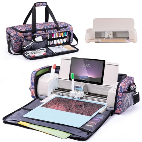 IMAGINING Carrying Case Bag for Cricut Maker 4, Maker 3, Explore 4, Explore 3, Explore Air 2, Large Opening Storage for Cricut Accessories and Suppliers