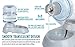 Automatic Gravity Water Bowl for Dogs Cats Pets < 7 lbs - 1 Gallon Capacity Dog Water Dispenser and Waterer - Premium PP Material Easy Cleaning Safety Twist Mouth Ring and Translucent Bottle